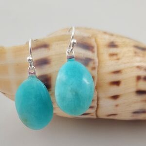 Peruvian Opal Dangle Earrings